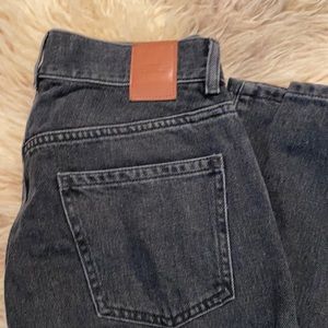 Tapered Leg & Other Stories Washed Black Denim